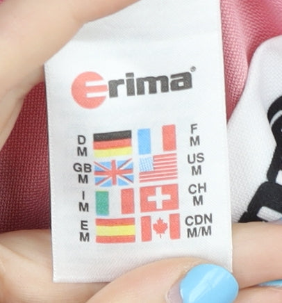 Erima Men's Red Jersey T-Shirt M for Gym