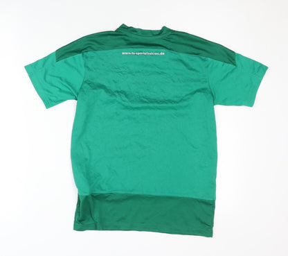 Puma Boys Green Football Jersey T-Shirt XL
