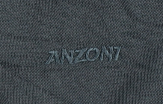 ANZON7 Unisex Black Polo Shirt, Regular Fit, Lightweight