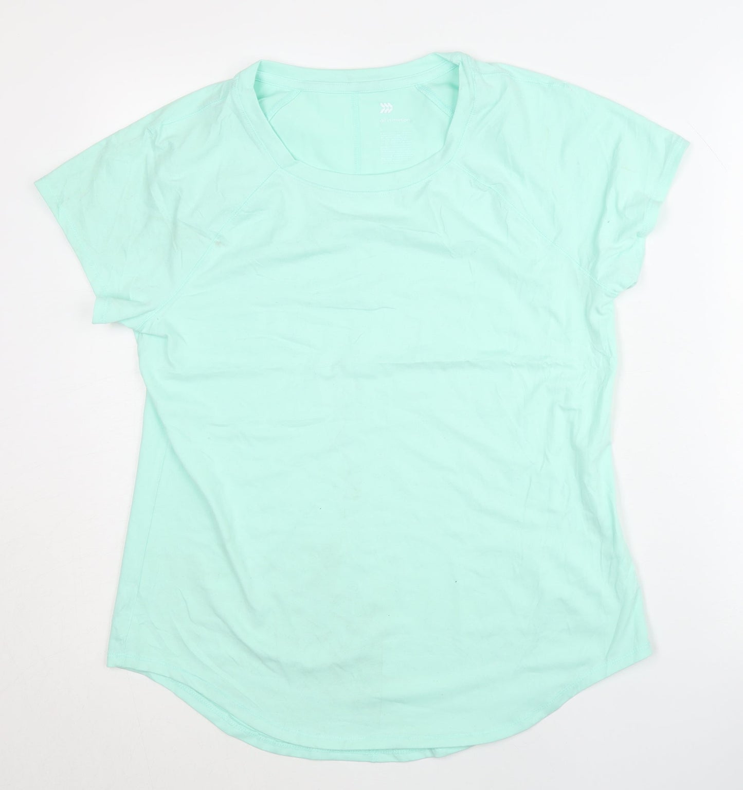 All in Motion Women's Green T-Shirt, Size L, Activewear