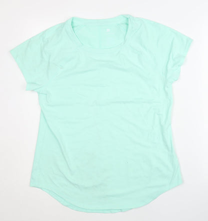All in Motion Women's Green T-Shirt, Size L, Activewear