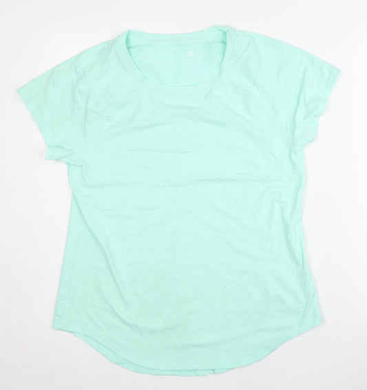 All in Motion Women's Green T-Shirt, Size L, Activewear