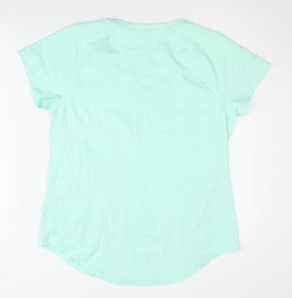 All in Motion Women's Green T-Shirt, Size L, Activewear