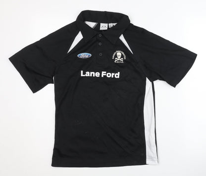 Biz Collection Unisex Kids Black Polo Shirt - Size 12 Years