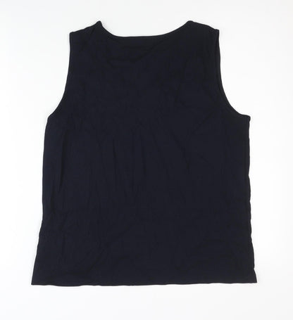 Bonita Women's Black Tank Top Size L