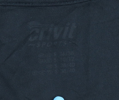 Crivit Women's Black Tank Top Size 10 V-Neck