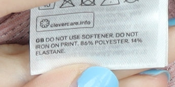 H&M Women's Pink Athletic T-Shirt - Size S