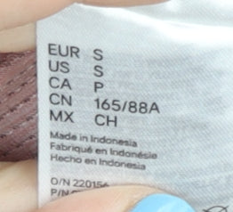 H&M Women's Pink Athletic T-Shirt - Size S