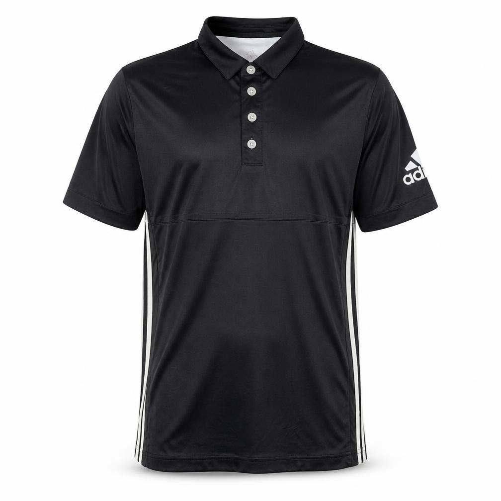 Adidas Boys Black Polo Shirt, 13-14 Years, Sports Style