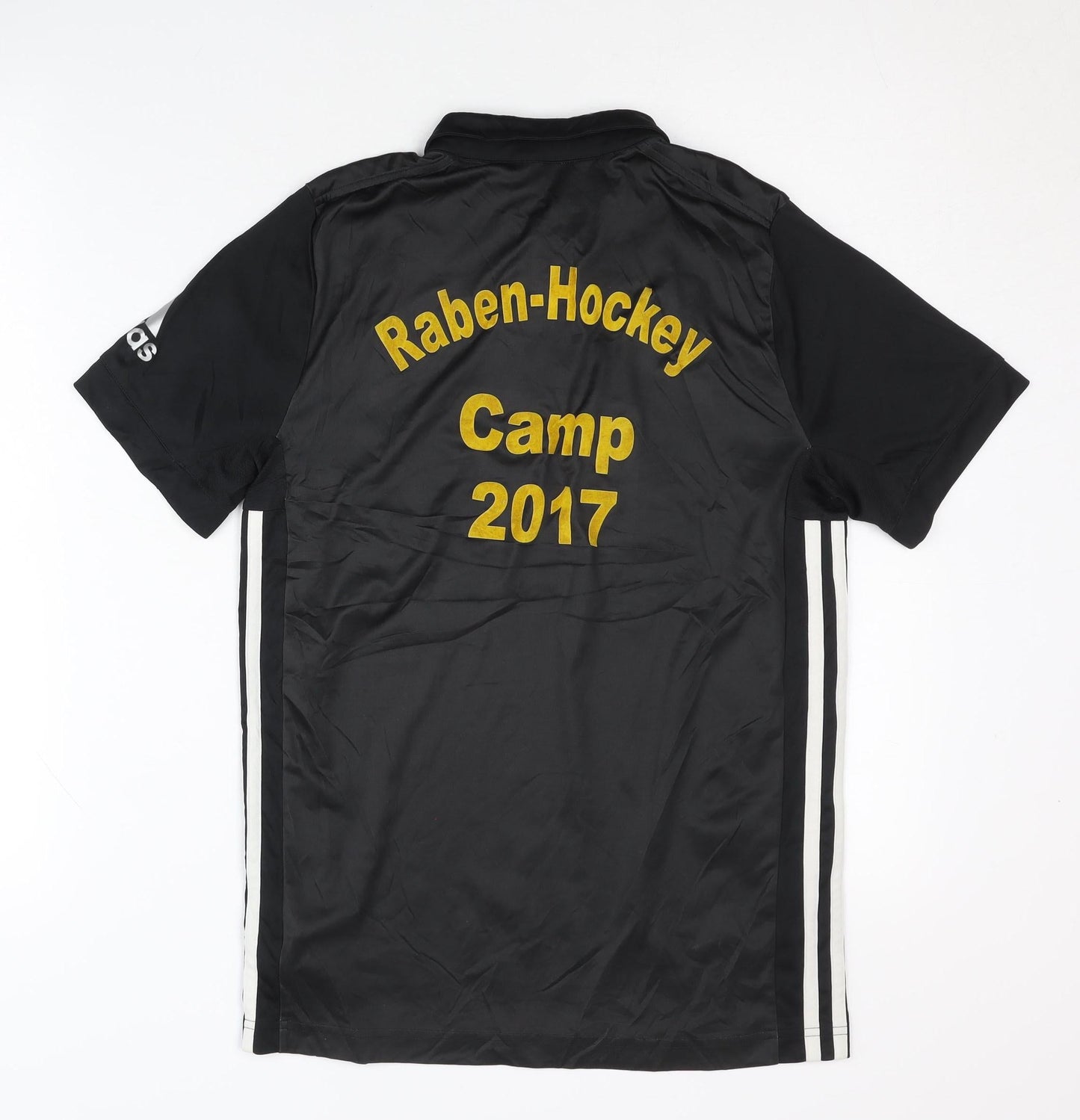 Adidas Boys Black Polo Shirt, 13-14 Years, Sports Style