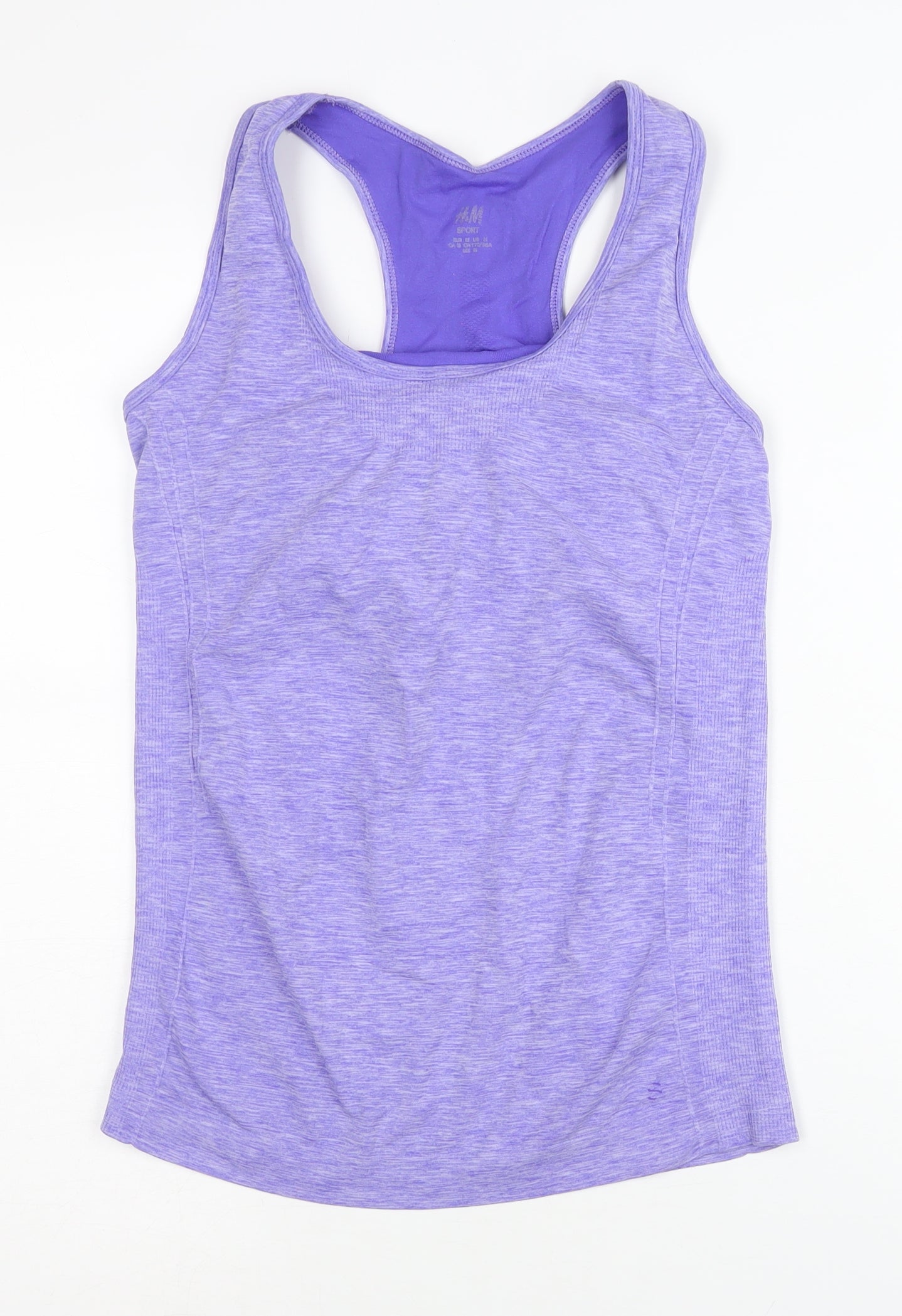 H&M Women's Purple Racerback Tank Top, Size M