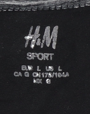 H&M Women's Grey Racerback Tank Top Size 16