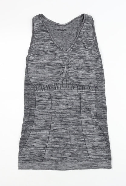 Active by Cubico Grey Women's Medium Tank Top