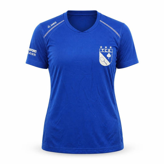 Jako Women’s Blue Tennis T-Shirt, Size 16, Polyester