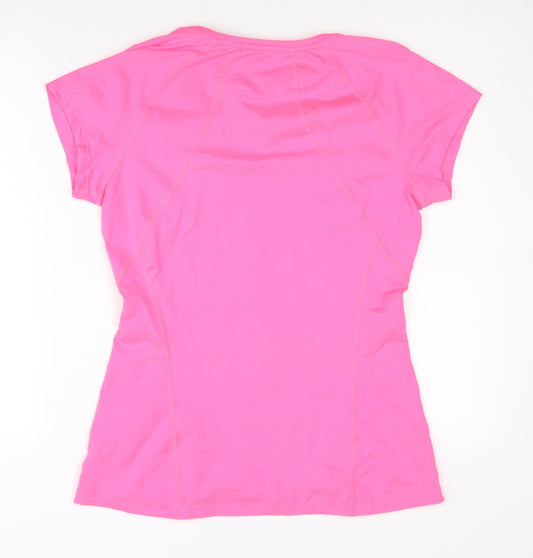 H&M Women's Pink Short Sleeve Gym T-Shirt - Medium