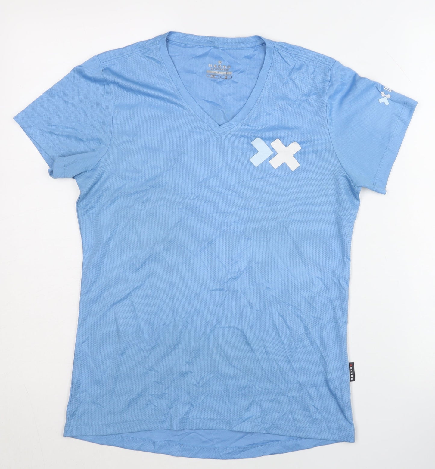 Hakro Blue Unisex Kids T-Shirt, Size M, Activewear Short Sleeve