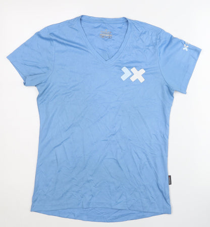 Hakro Blue Unisex Kids T-Shirt, Size M, Activewear Short Sleeve