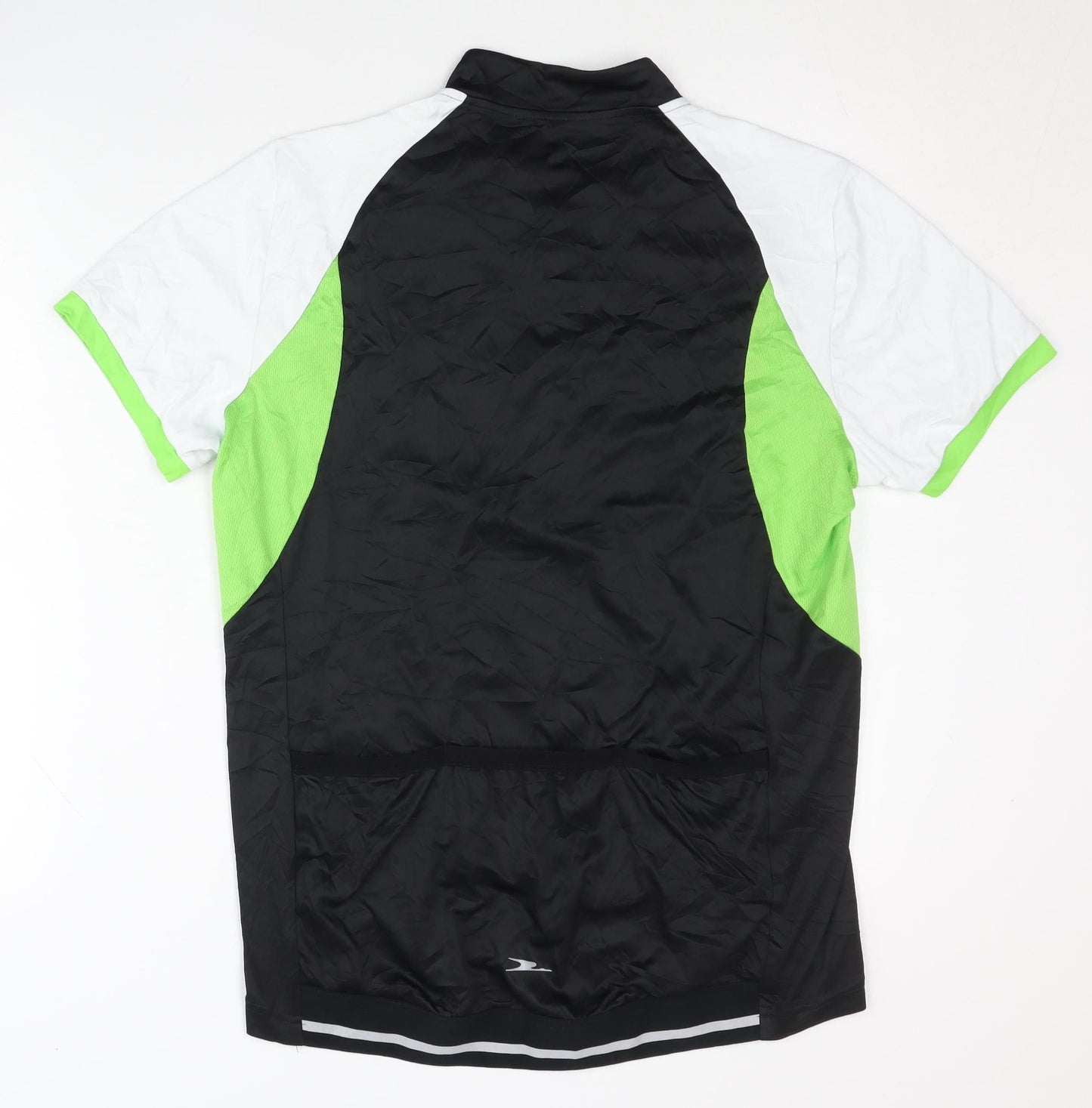 Crane Men's Black Cycling Jersey 2XL, Polyester