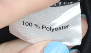 Crane Men's Black Cycling Jersey 2XL, Polyester