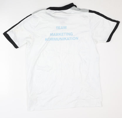 James & Nicholson Men's White T-Shirt Medium