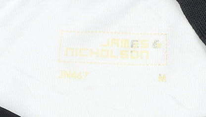 James & Nicholson Men's White T-Shirt Medium