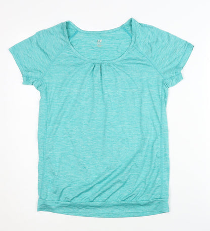H&M Women's Green T-Shirt Short Sleeve