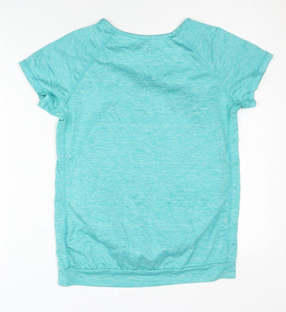 H&M Women's Green T-Shirt Short Sleeve