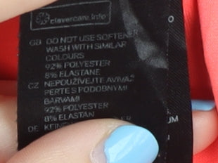 H&M Women's Pink Racerback Tank Top - Size 8