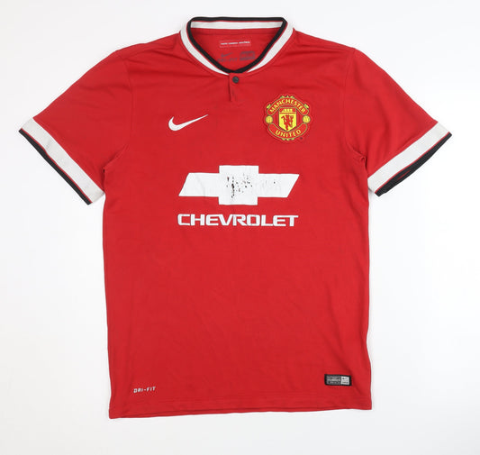 Nike Manchester United Home Shirt Red for Adults, Short Sleeves