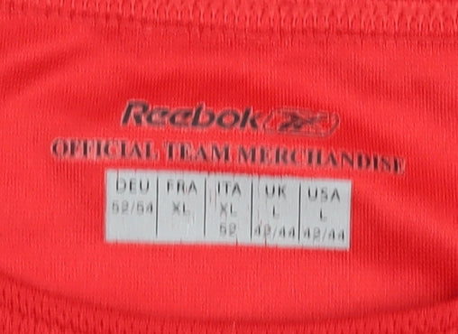 Reebok Liverpool FC Home Shirt Red L Adult Short Sleeve