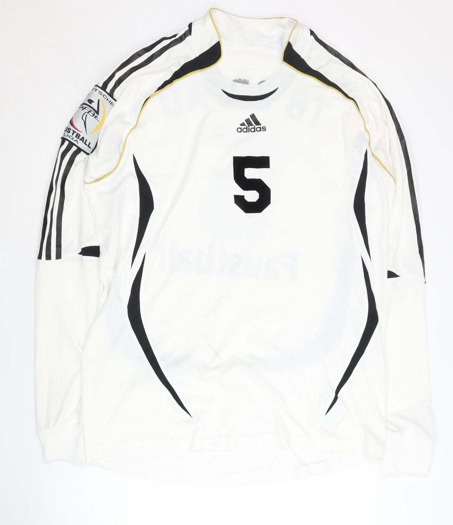 Adidas German Adults White Long Sleeve Shirt XL,