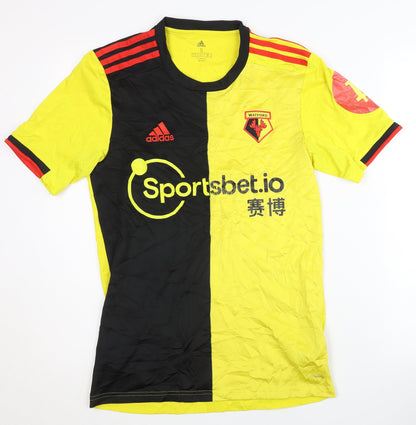 Adidas Watford FC Home Shirt Yellow Small Adults