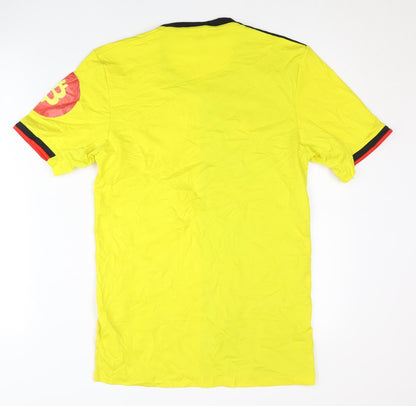 Adidas Watford FC Home Shirt Yellow Small Adults