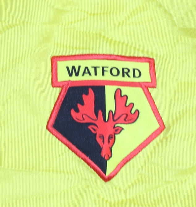 Adidas Watford FC Home Shirt Yellow Small Adults