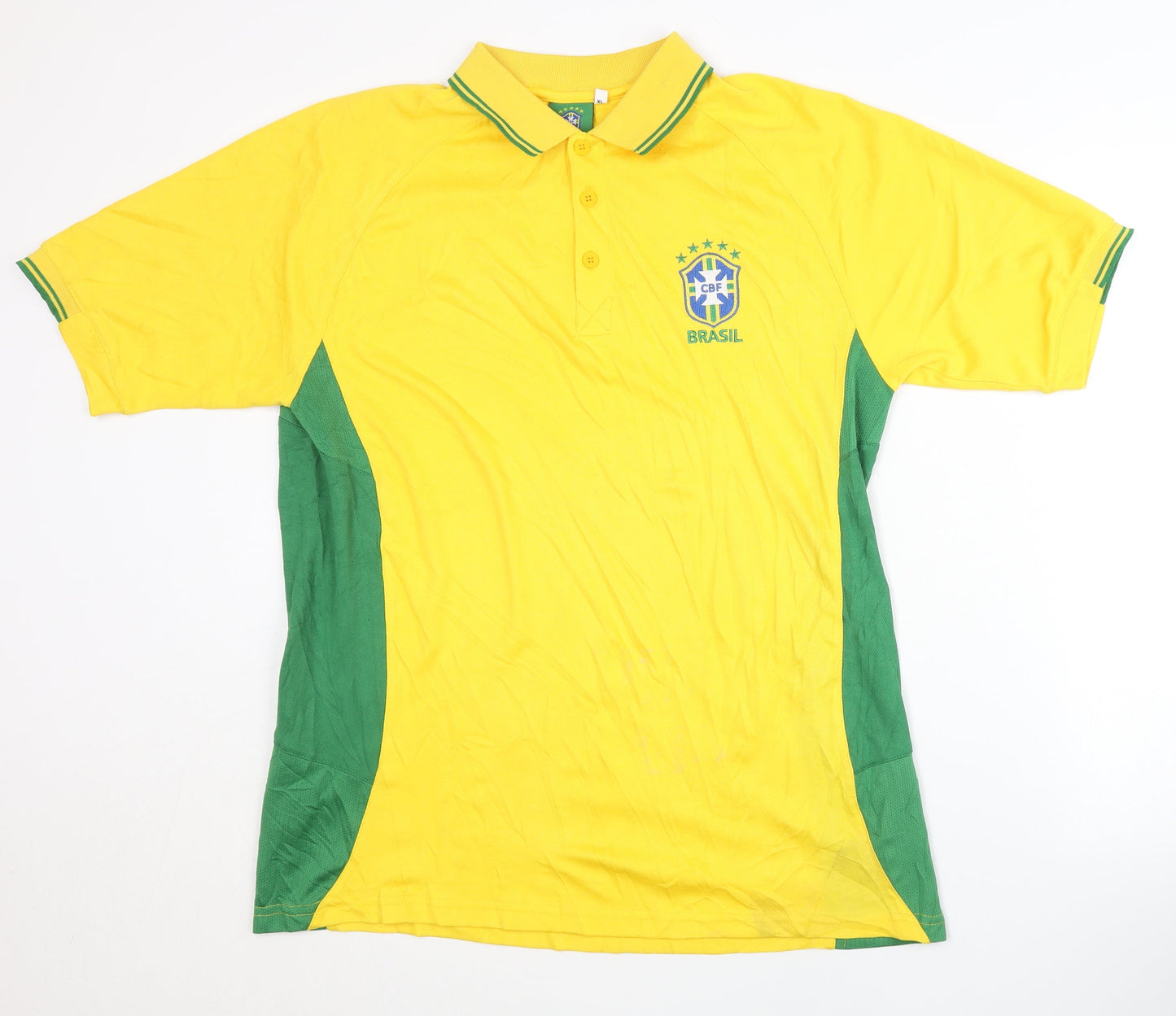 Brasil CBF Adults Yellow XL Home Shirt