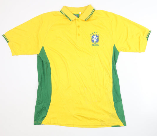 Brasil CBF Adults Yellow XL Home Shirt