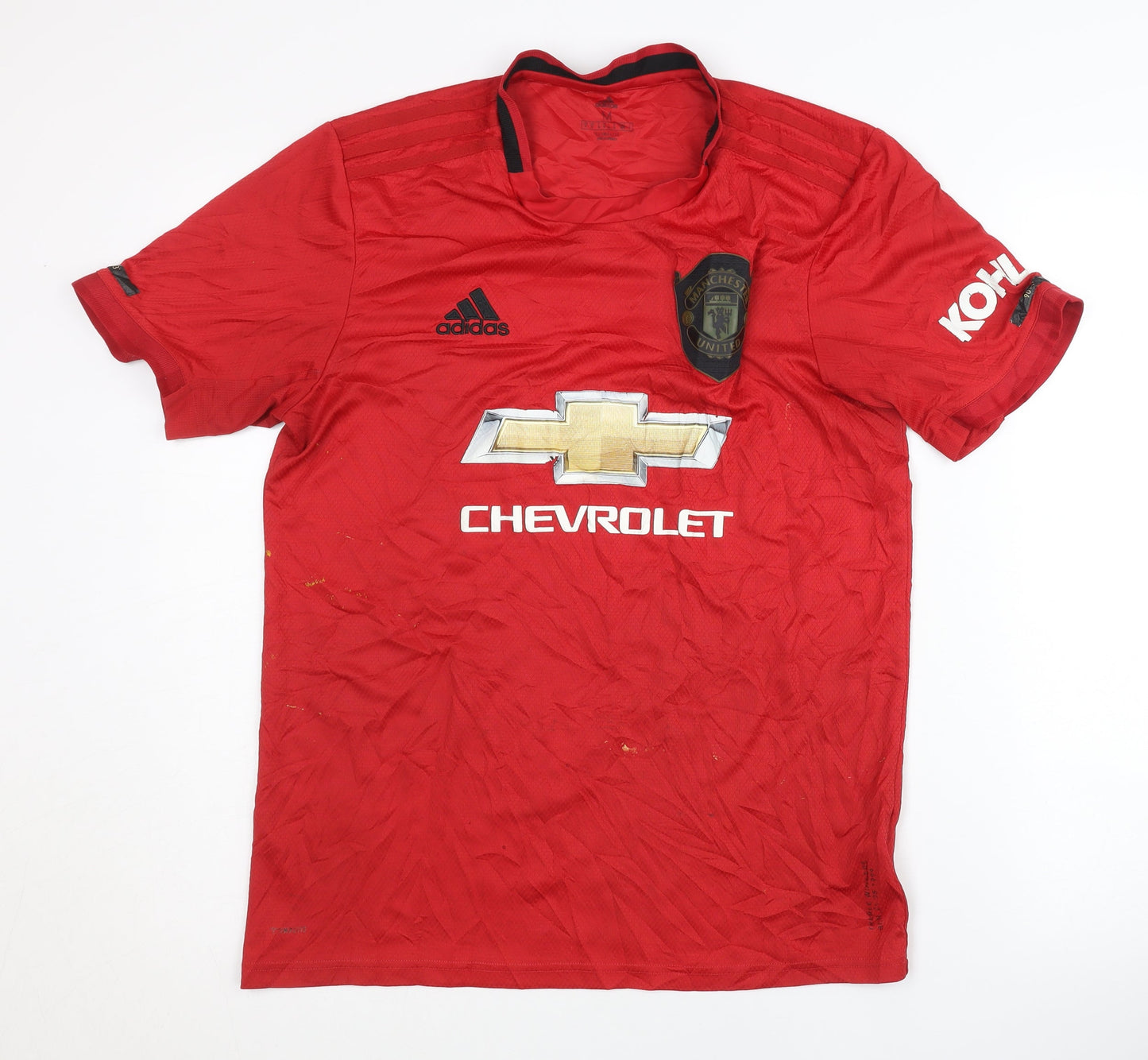 Adidas Manchester United Home Shirt, Adults M, Red