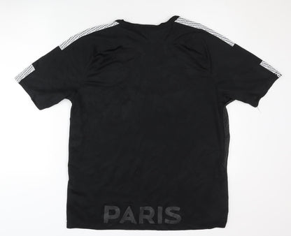 Nike PSG Black XL Short Sleeve Shirt for Adults