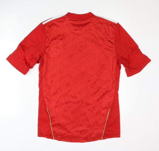 Adidas Red Liverpool FC Home Shirt for Adults, Short Sleeves