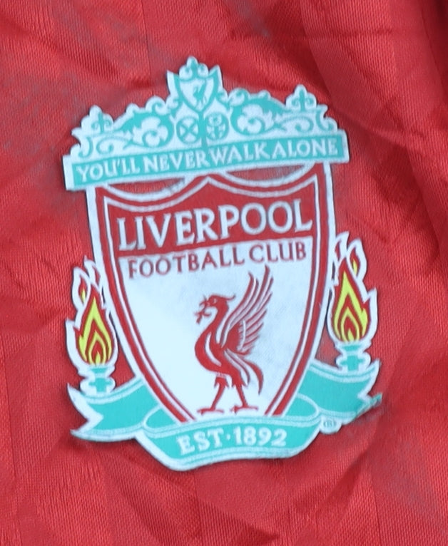 Adidas Red Liverpool FC Home Shirt for Adults, Short Sleeves