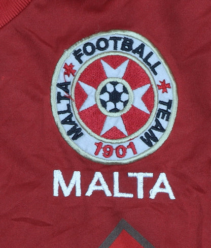 Malta Football Team Red Home Shirt S Adults