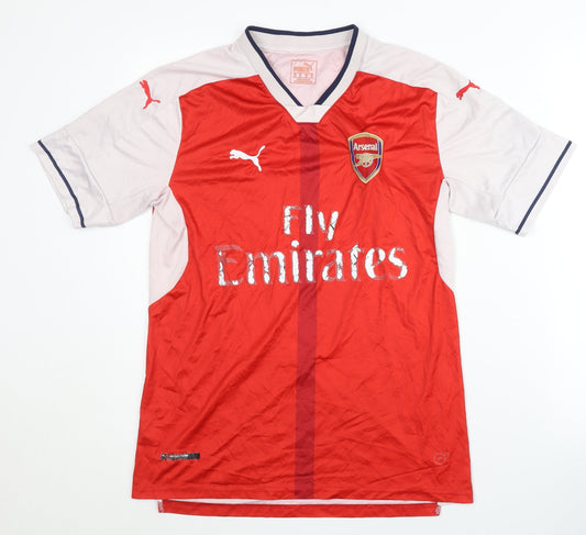Puma Arsenal Home Shirt Red Adult Short Sleeves