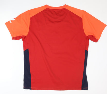 New Balance Adult Orange L Short Sleeve Away Shirt