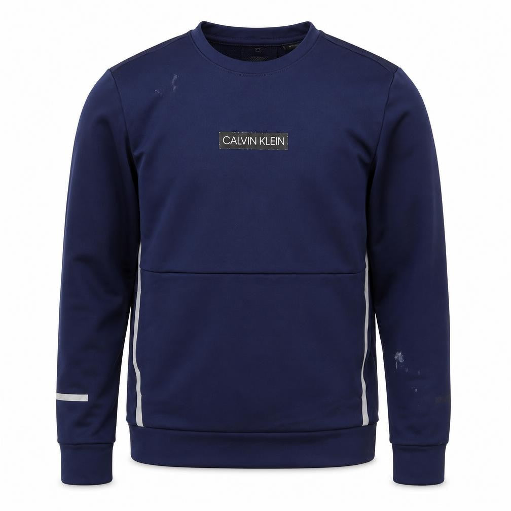 Mens UK Size S Calvin Klein Blue Pullover Sweatshirt