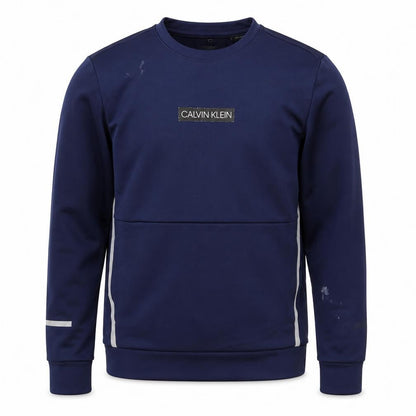 Mens UK Size S Calvin Klein Blue Pullover Sweatshirt