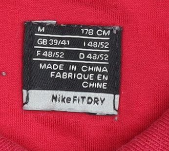 Nike Men's Red Polo Shirt M Golf Comfort