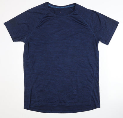 Active Blue Men's Gym T-Shirt L, Lightweight