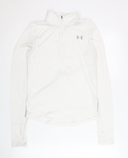 Under Armour Women's White XS Pullover Fitted Top