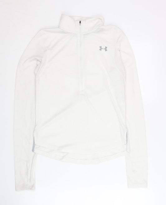 Under Armour Women's White XS Pullover Fitted Top