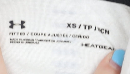 Under Armour Women's White XS Pullover Fitted Top